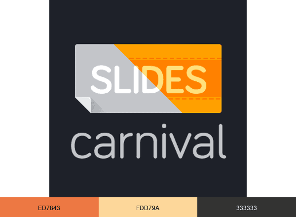 Slides Carnival brand color palette