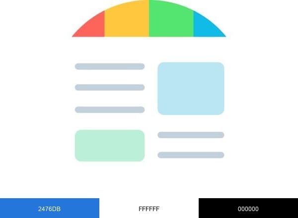 SmartNews brand color palette