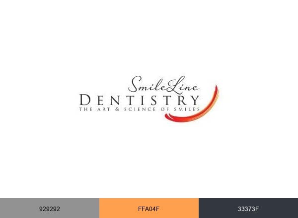 Smile Line Dentistry brand color palette