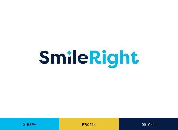 SmileRight brand color palette