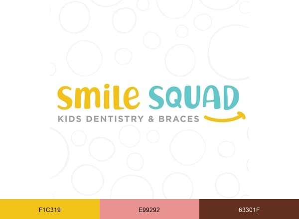 Smile Squad Kids Dentistry & Braces brand color palette