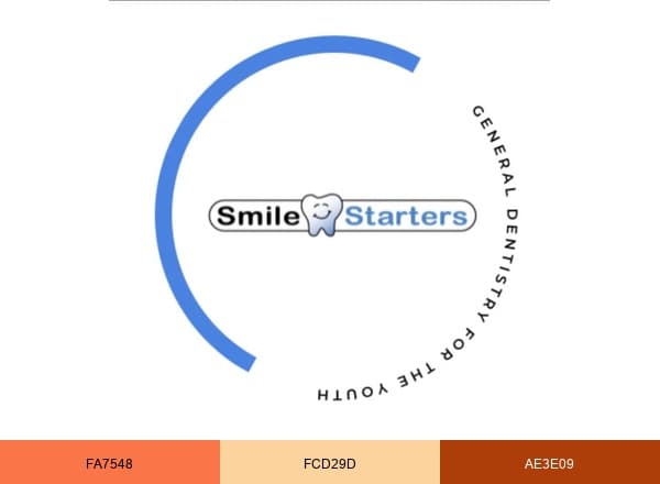 Smile Starters Dental brand color palette