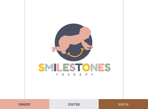 Smilestones Therapy brand color palette