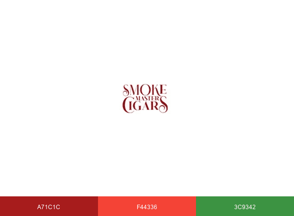 Smoke Master Cigars brand color palette