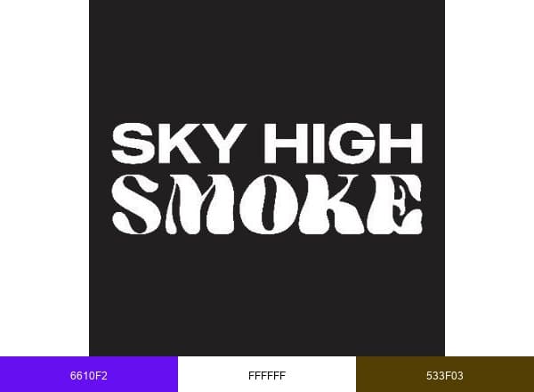 Sky High Smoke brand color palette