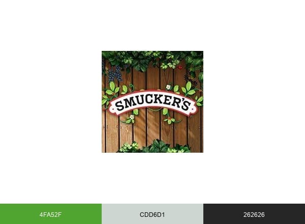 Smucker's brand color palette