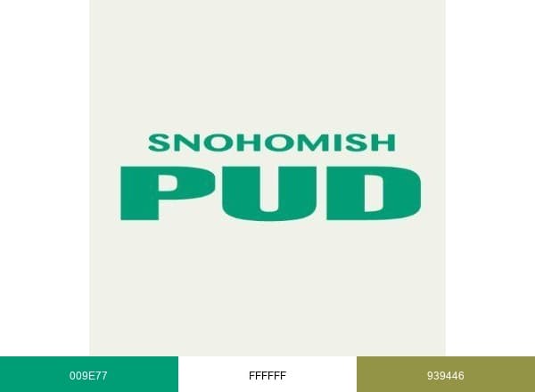 Snohomish County PUD brand color palette