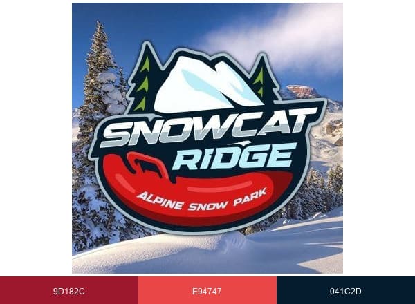 Snowcat Ridge brand color palette