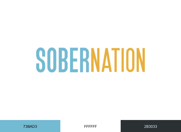 Sober Nation brand color palette