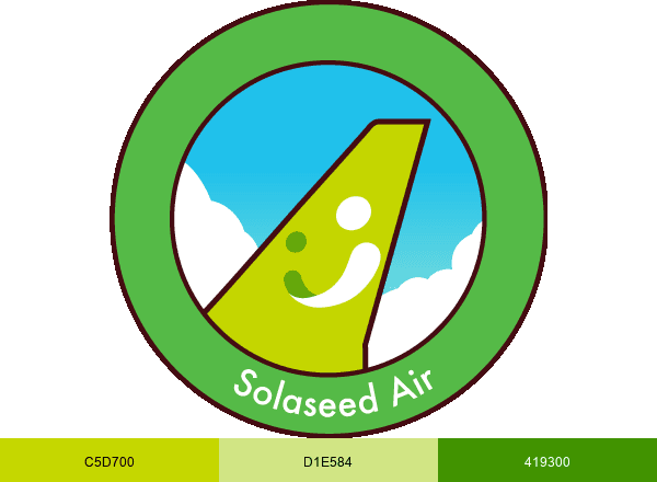 Solaseed Air brand color palette