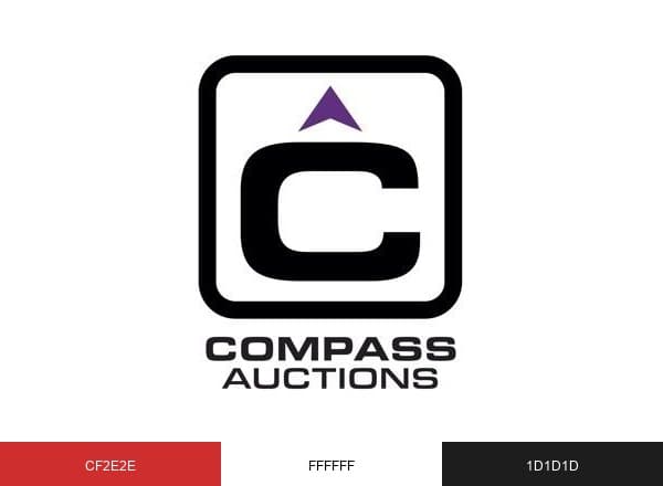 Compass Auctions brand color palette