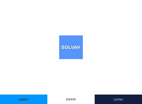 Solvay brand color palette