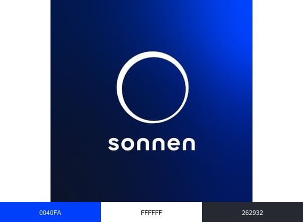 sonnen GmbH brand color palette