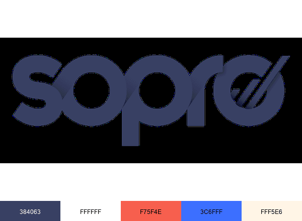 Sopro brand color palette
