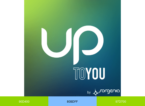 UpToYou brand color palette