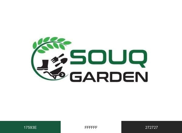 Souq Garden brand color palette