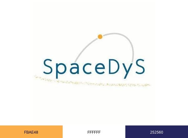 SpaceDyS brand color palette