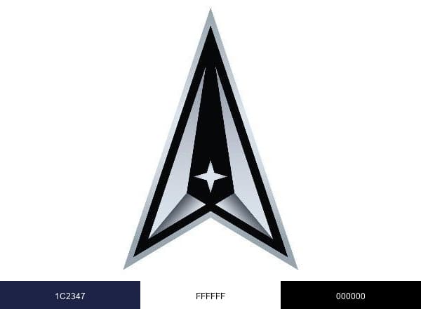 United States Space Force brand color palette