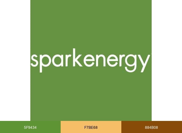 Spark Energy brand color palette
