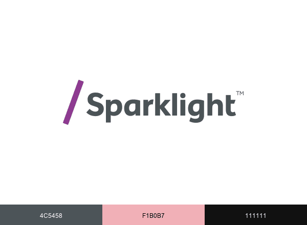 Sparklight brand color palette