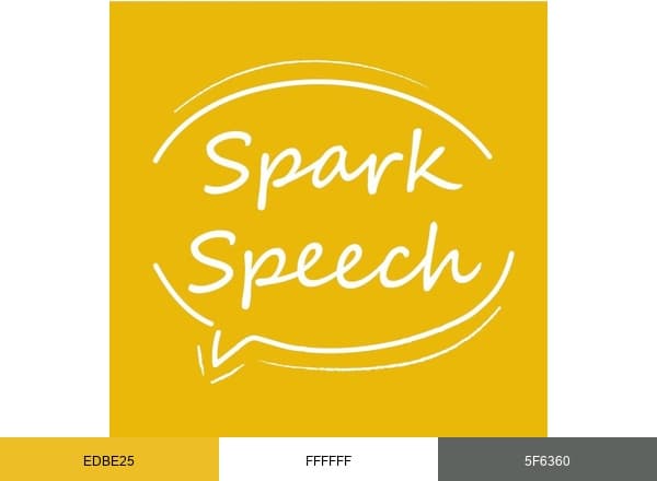 Spark Speech LLC brand color palette