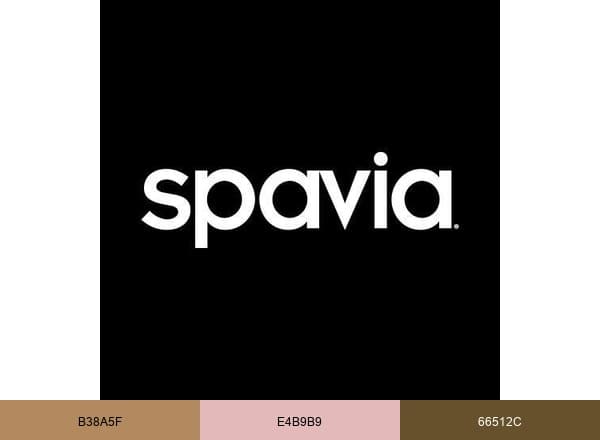 Spavia Day Spa brand color palette