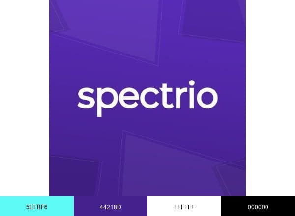 Spectrio brand color palette