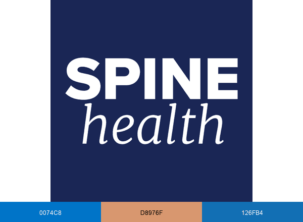 Spine-health brand color palette