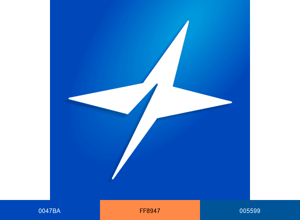 Spirit Aerosystems brand color palette