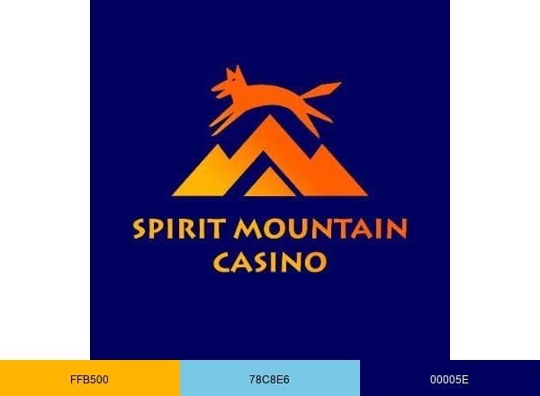 Spirit Mountain Casino brand color palette