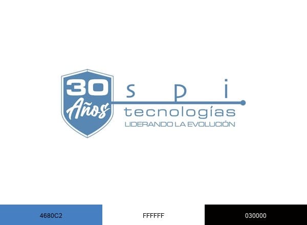SPI Tecnologías brand color palette