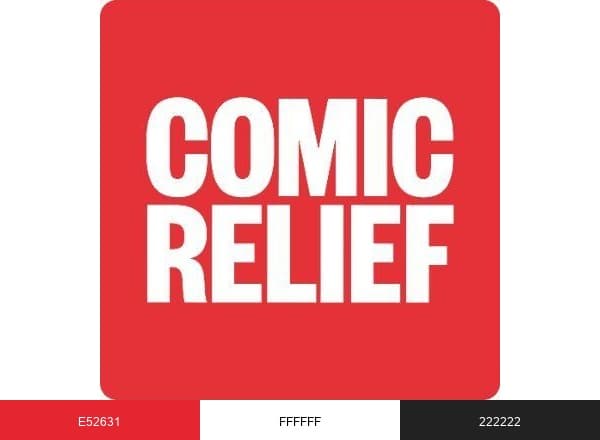 Sport Relief brand color palette