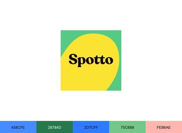 Spotto brand color palette