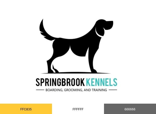 Springbrook Kennels brand color palette