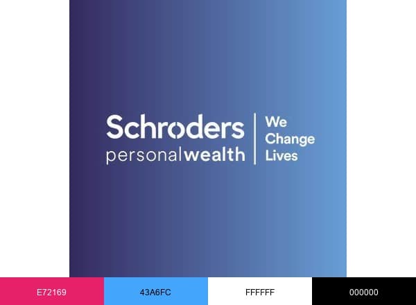 Schroders Personal Wealth brand color palette