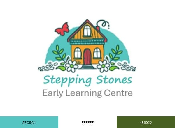 Stepping Stones Early Learning Centre brand color palette