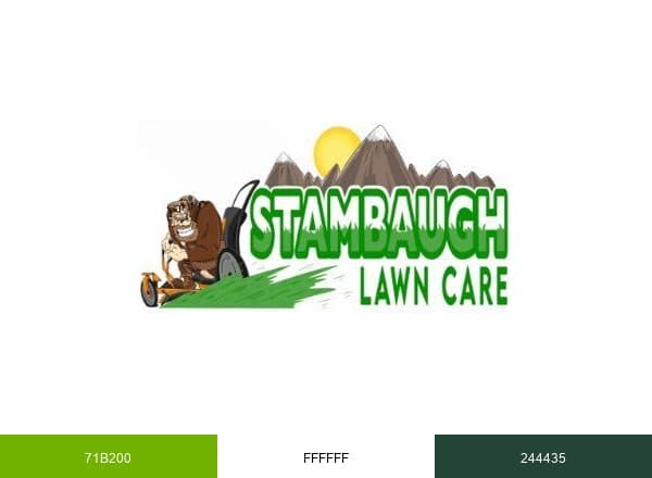 Stambaugh Lawn Care brand color palette