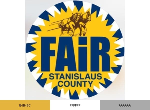 Stanislaus County Fair brand color palette