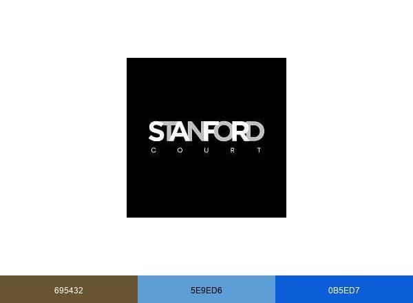 Stanford Court San Francisco brand color palette
