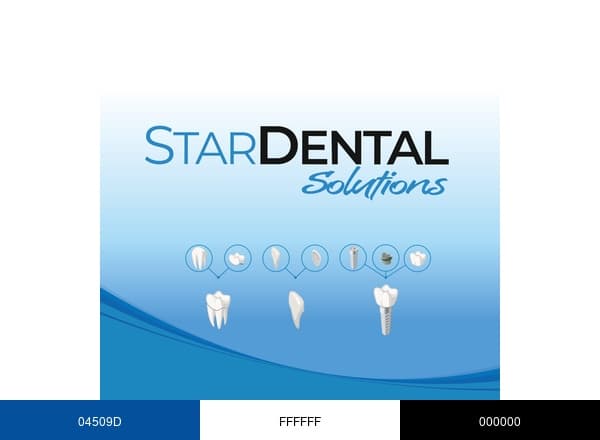 Stardental Solutions brand color palette