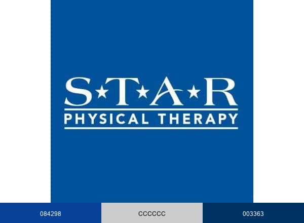 STAR Physical Therapy brand color palette