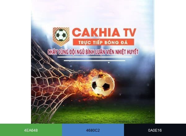 Cakhia TV Trực Tiếp Bóng Đá brand color palette
