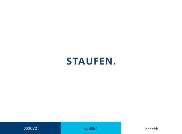 Staufen AG brand color palette