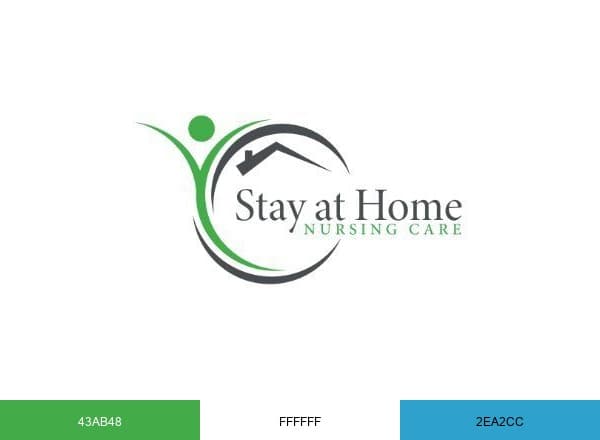 Stay At Home Nursing Care brand color palette