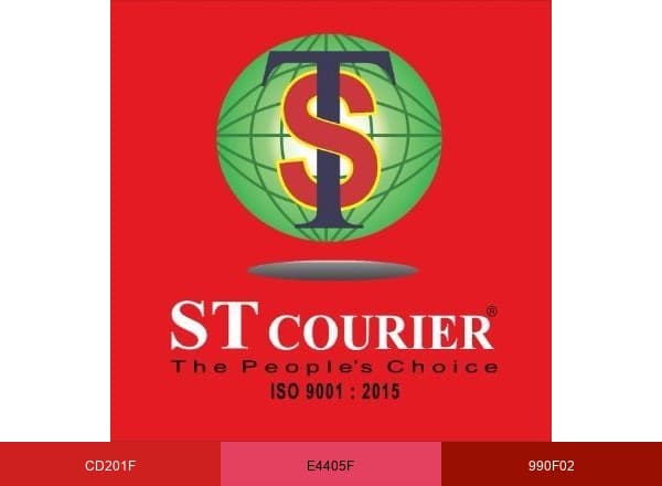 ST COURIER brand color palette