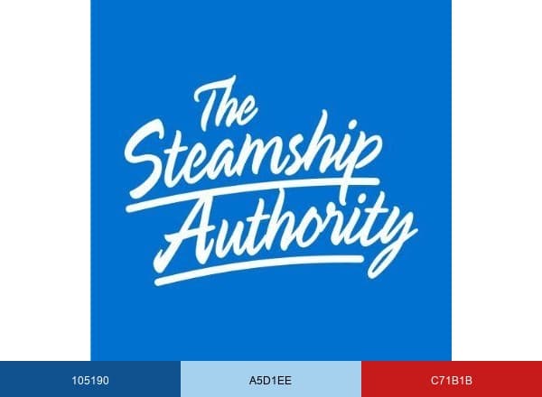 Steamship Authority brand color palette