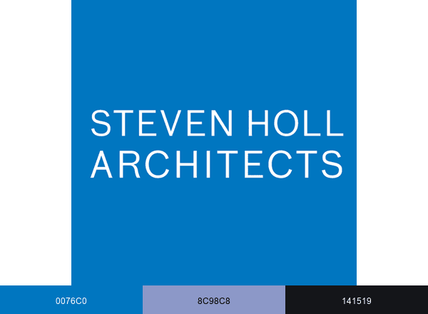 StevenHollArchitects brand color palette