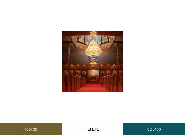St. George Orthodox Church of Boston brand color palette