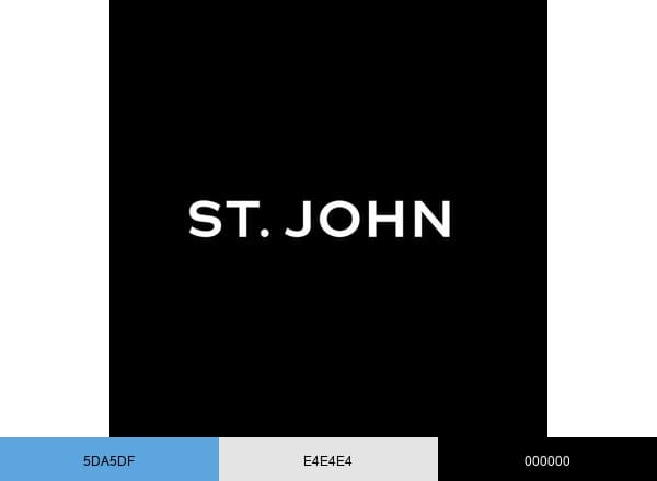 St John Knits brand color palette