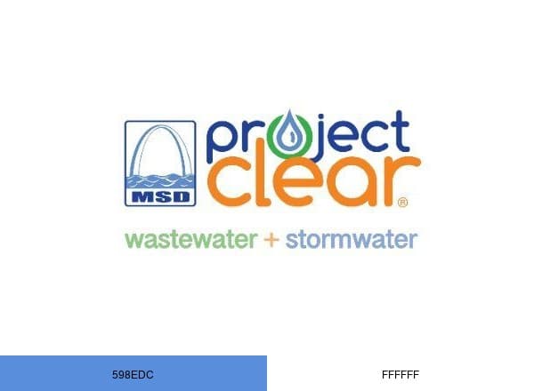 MSD Project Clear brand color palette